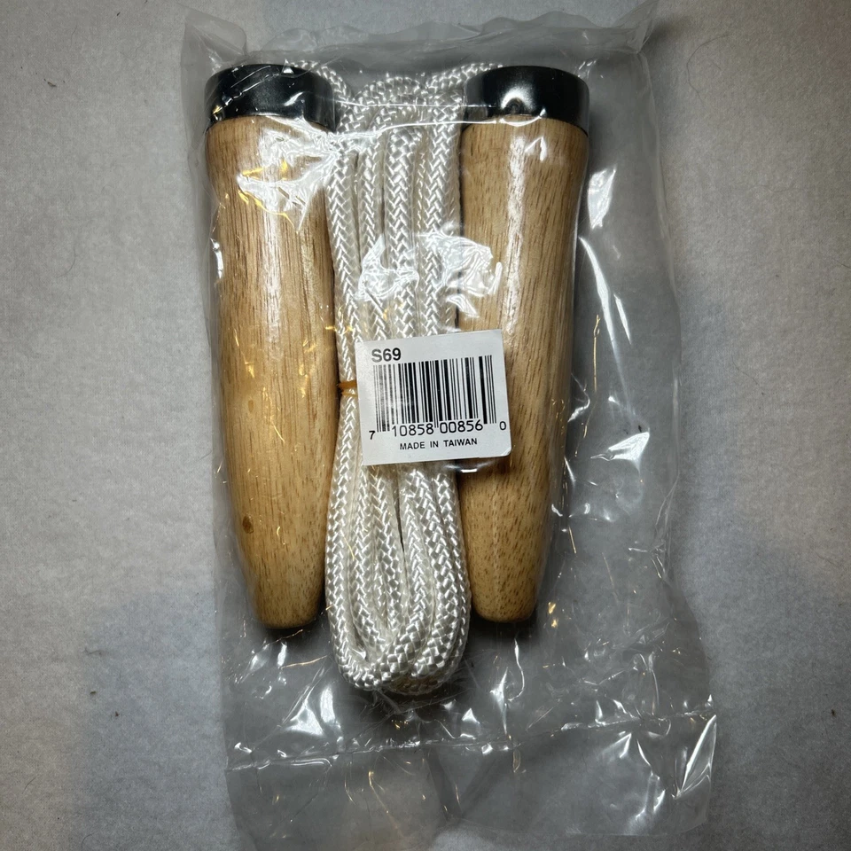 Champion Sports S69 9 ft. Rodamiento de bolas de nailon pesado cuerda de salto blanco Foto 1 de 1