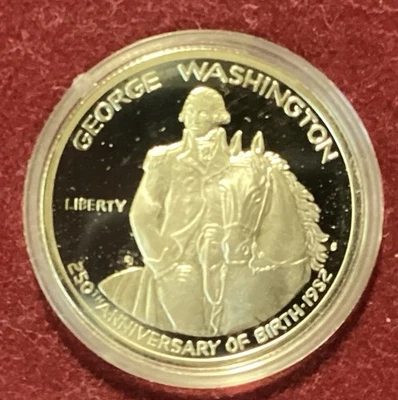 1982 S, 90% Silver Proof Commemorative Half Dollar, Free Shipping. - Image 1 of 4