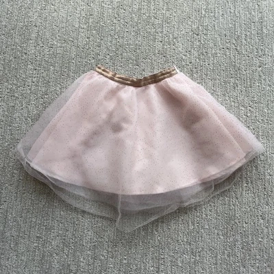 Janie & Jack Tulle Pink Sparkle Skirt Size 3T  - Image 1 of 2