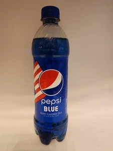 Pepsi Blue 16.9 Fl Oz. LIMITED EDITION Berry Flavored, Unopened Bottle, Expired - Picture 1 of 5