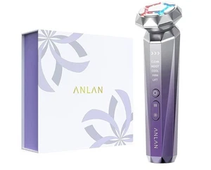 ANLAN Gesichtsmassagegerät Anti Aging Anti Falten 5 Modi 9 FunktionRadiofrequen - Bild 1 von 4