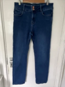 Next Blue Waist Enhancer Slim Jeans Size 14 Reg - Picture 1 of 5