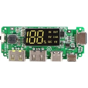 Modulo DualUSB 5V batterie al litio 18650 protezione sovraccarico/cortocircuito - Imagen 1 de 7