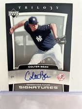 2005 Upper Deck Trilogy - Generations Future Signatures #FU-BE Colter Bean /189