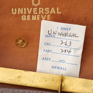 Vintage Universal Geneve Cal 263 Third Wheel Part #214 New Old Stock - Picture 1 of 1