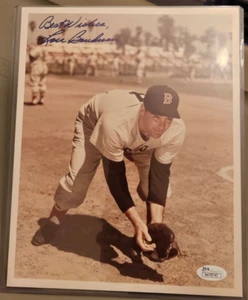 Lou Boudreau Signed Inscribed Best Wishes 8x10 JSA COA Boston Red Sox - Picture 1 of 1