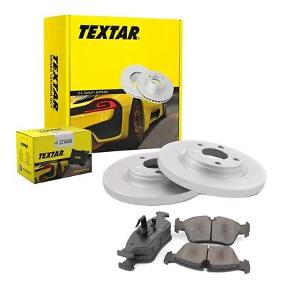 TEXTAR Juego de Frenos Pastillas + Discos Completo Trasero para Opel Vectra B - Imagen 1 de 3