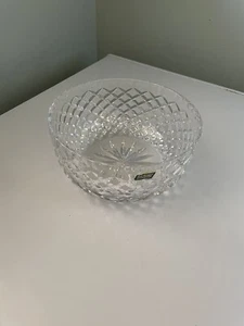 Violetta Hand Cut 24% Lead Crystal Bowl Made In Poland 1960’s - Photo 1/6