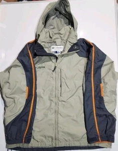 Columbia Rain Jacket Men's XL Full Zip Waterproof Hooded Interchangeable X Large - Picture 1 of 9