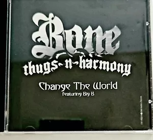 RARE-BONE THUGS-N-HARMONY-Change The World-promo CD single feat Big B - Picture 1 of 3