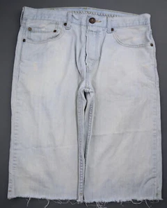 Herren 2006 Levi's 539 Jeansshorts Vintage gerade distressed Größe 32 Knopfleiste - Bild 1 von 12