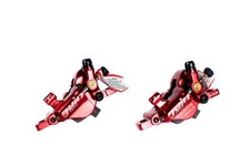 Juin Tech R1 Road Cyclocross Gravel Cycle Bike Hydraulic Disc Brake Set Red