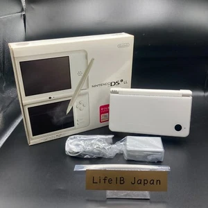Nintendo DSi LL Natural White Handheld Console Japan Import Portable Gaming - Picture 1 of 22