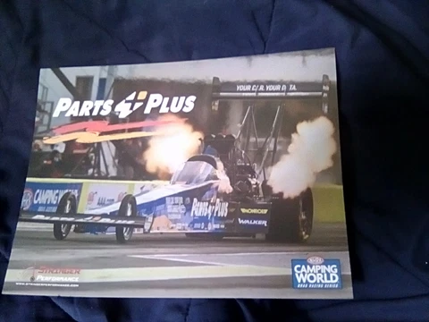 2021 CLAY MILLICAN PARTS PLUS TOP FUEL DRAGSTER NHRA POSTCARD Cover