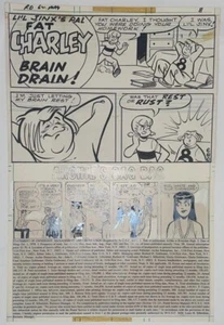 Archie in Riverdale High #62, 1979 - "Brain Drain" - Fat Charley Comic Art - Picture 1 of 1