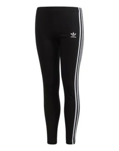 GIRLS ADIDAS ORIGINALS 3 STRIPES LEGGINGS AGES 4-10 BNWT LAST FEW RRP £22 - Picture 1 of 2