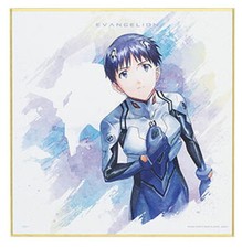 EVANGELION Illustration Shikishi Card IKZS#1 Shinji Ikari BANDAI Japan