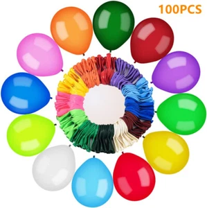 100pcs Colorful Latex Balloon 10 inch Wedding Birthday Bachelorette Party Decor - Picture 1 of 32