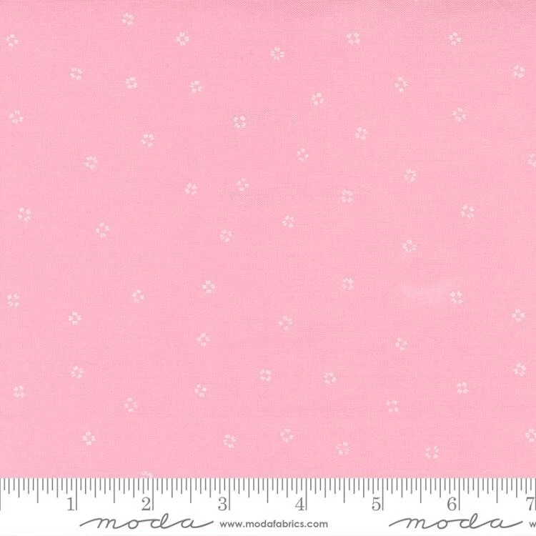 Moda  Sew Wonderful Lovely Pink 25117 2 100% Quilt Cotton Fabric 45" BTY - Image 1 of 1