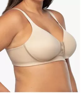 Vanity Fair Beauty Back Full Figure Underwire Bra Smooth NWT Size 38DDD Beige - Picture 1 of 7