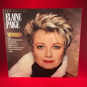 Memories The Best Of Elaine Paige 1987 UK vinyl LP I Know Him So Well Memory G - Picture 1 of 3