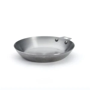 Eisenpfanne Edelstahl Silber 24 cm - Bild 1 von 4