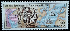 Finland 1988 350th Anniversary of Finnish Emigration to America MNH Mint - Picture 1 of 1