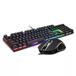 Motospeed Wired USB Gaming Keyboard And Mouse Combo With Lights RGB Red Switches - Picture 1 of 18