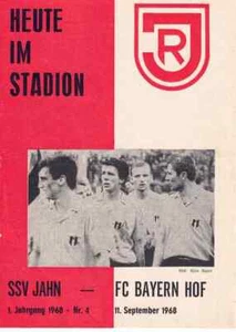 Cuaderno de programa de fútbol 68/69 Copa Jahn Regensburg - Bayern Hof - Imagen 1 de 1