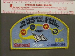 Boy Scout National Jamboree 1989 Merit Badge STAFF JSP 2412GG - Picture 1 of 1