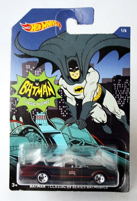 2014 HOT WHEELS BATMAN CLASSIC TV SERIES BATMOBILE 1/6 NEW SEALED ! - Image 1 of 4