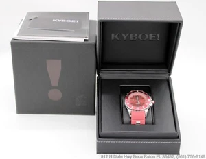 KYBOE! Giant Mariner 40mm Steel/Pink, 10 ATM WR, Women's Watch NWT - Picture 1 of 1
