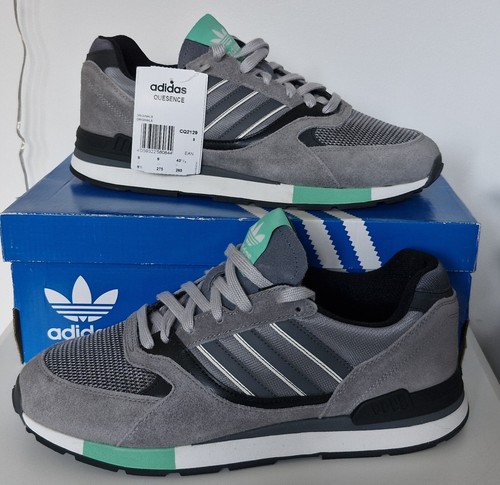 ☆Adidas Original☆ Quesence grigio taglia 9 UK (2017) fondo di magazzino