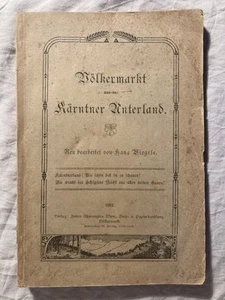 Hans Wiegele: Mercato delle Nazioni e il Kärtner Bassa Atesina 1922 - RARO - Foto 1 di 5