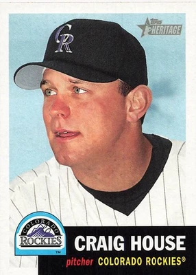 CRAIG HOUSE 2002 TOPPS HERITAGE #177 - Image 1 of 2