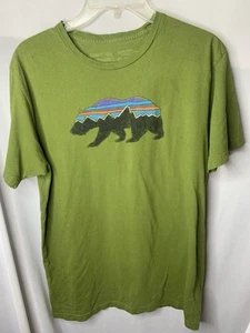 Patagonia Herren T-Shirt M Slim Fit Fitz Roy Bear Organic Cotton Kurzarm - Bild 1 von 7