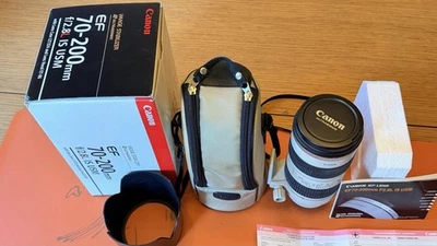 Lente de zoom telefoto Canon EF 70-200mm f/2.8L IS II USM - EF70-200LIS com B+W 77 - Imagem 1 de 4