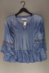 ✅ Cream Regular Bluse für Damen Gr. 40, M 3/4 Ärmel blau aus Lyocell ✅ - Bild 1 von 8