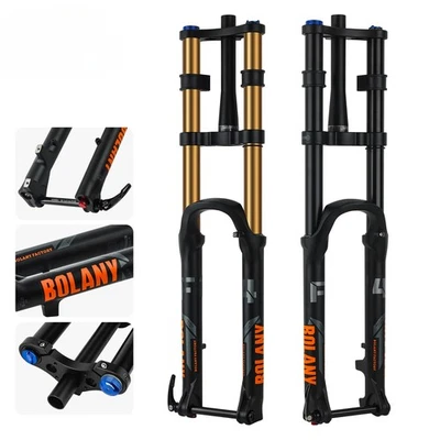 Double Shoulder Fork 27.5/29in 175mm Travel Rebound Adjustment MTB Boost Fork - Image 1 of 4