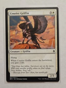 Courier Griffin - Battle For Zendikar - LP - MTG Magic - Common - Creature - Picture 1 of 1