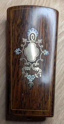 TAN HERMOSO JUEGO DE COSTURA FRANCÉS ANTIGUO ESTUCHE CAJA 3 ARTÍCULOS Foto 1 de 4