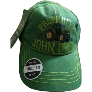 John Deere Hat Cap Green Toddler One Size - Picture 1 of 7