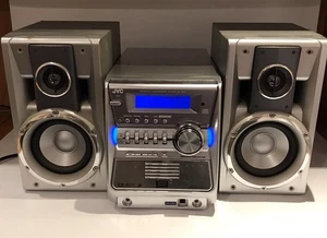 JVC COMPACT COMPONENT SYSTEM FS-GD7 DVD MP3 CD CDR/RW DVDR/RW 5-DISC CHANGER - Picture 1 of 10