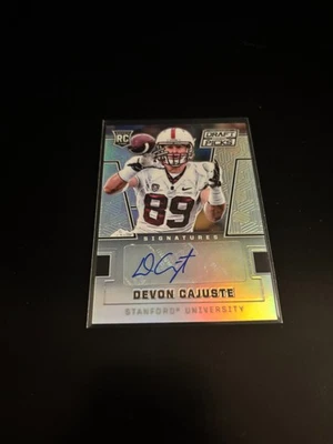 Davon Cajuste 2016 Panini Prizm Draft Silver Auto Prizm RC Stanford 141 - Image 1 of 2