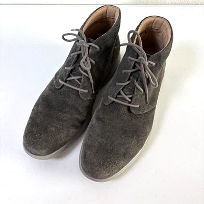 Cole Haan Grand.OS Tour Hombres Talla 10.5 M Gris Gamuza Chukka Botines C26184 Foto 1 de 4