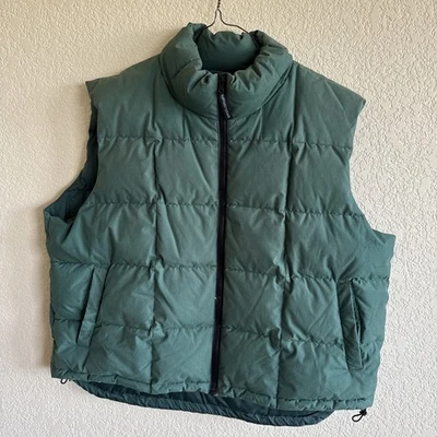 Chaleco acolchado Northwest Territory para hombre XXL verde bolsillos con cremallera completa vintage Foto 1 de 4