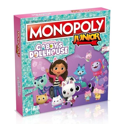 Winning Moves Gabby's Dollhouse Monopoly Junior Board Game, Compra Panda Paws, K - Imagen 1 de 4