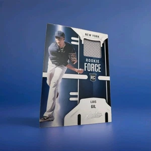 2022 PANINI ABSOLUTE LUIS GIL RC JERSEY CARD RELIC ROOKIE FORCE RF-LG NY Yankees - Picture 1 of 3