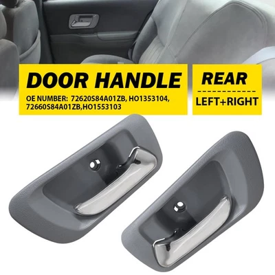 Par trasero interior ajuste manija y bisel puerta 1999-04 Honda Odyssey izquierda y derecha Foto 1 de 4