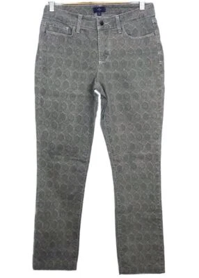 NYDJ NOT YOUR DAUGHTERS JEANS Size UK 6 L28” In Grey Mix Women’s Slim Straight - Image 1 of 4